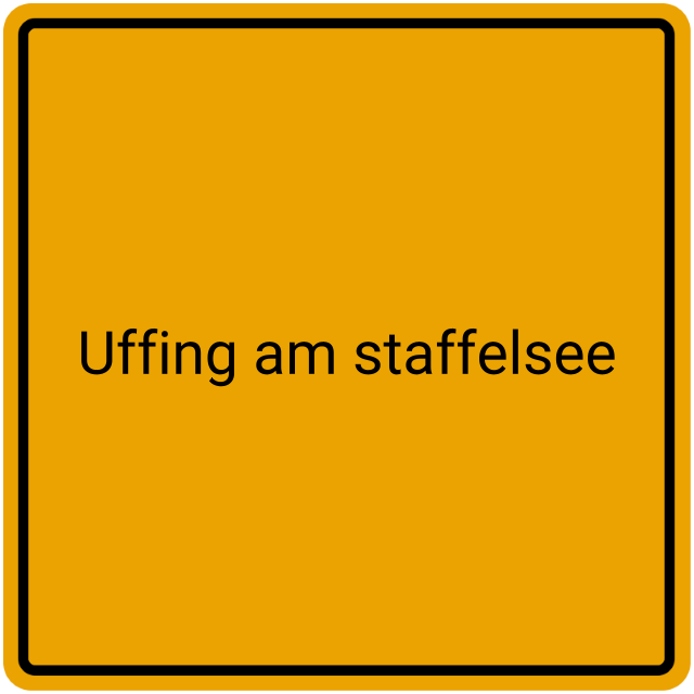 Meldebestätigung Uffing am Staffelsee